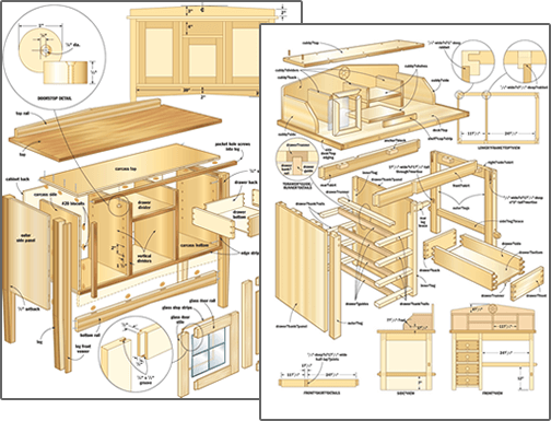 Image of sample woodworking plan